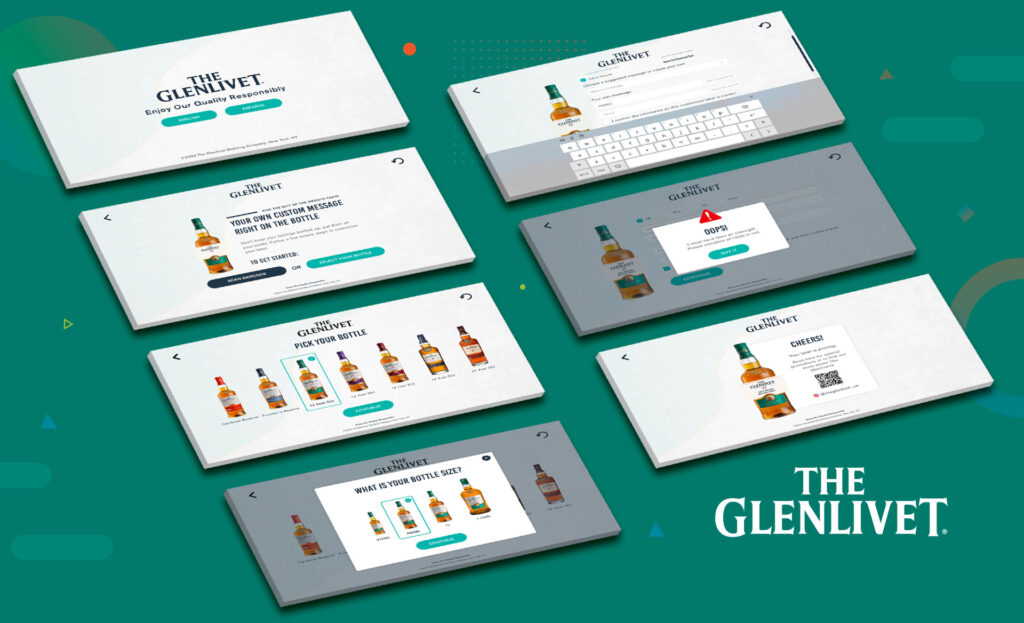 The Glenlivet Mobile kiosk stations